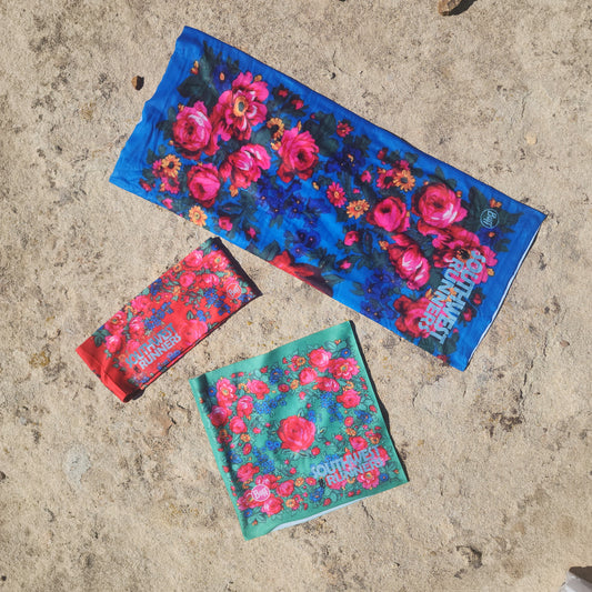 Masani floral scarf half