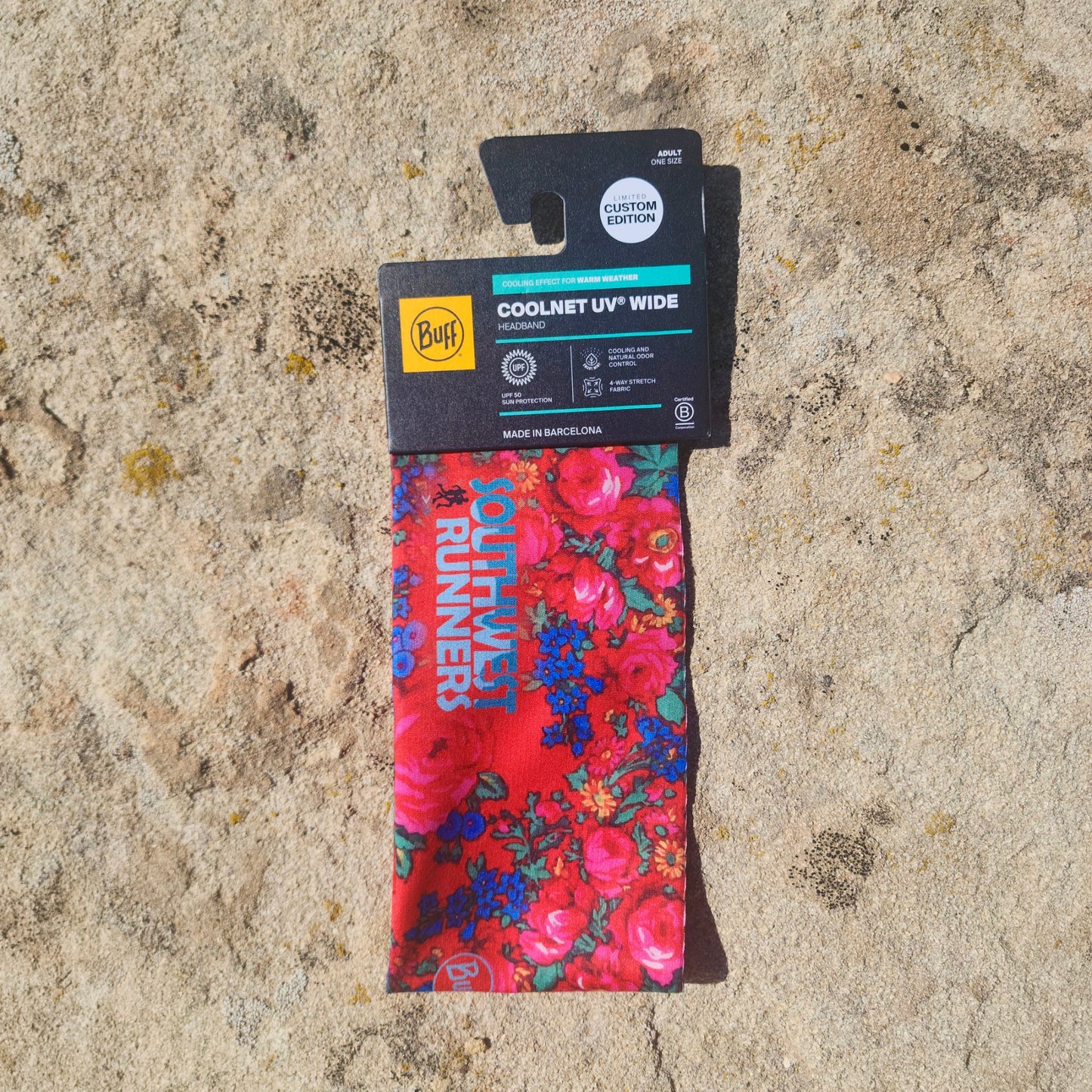 Masani Floral Wide Headband
