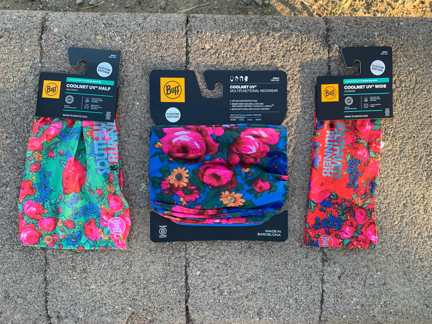 Masani floral scarf half