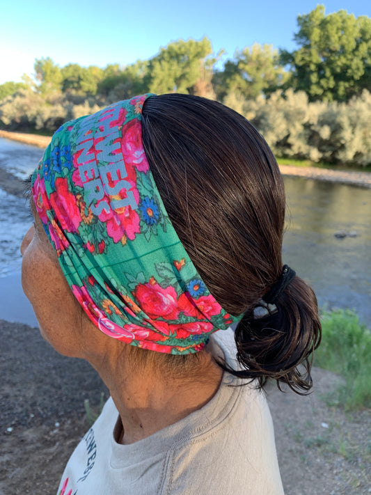 Masani floral scarf half