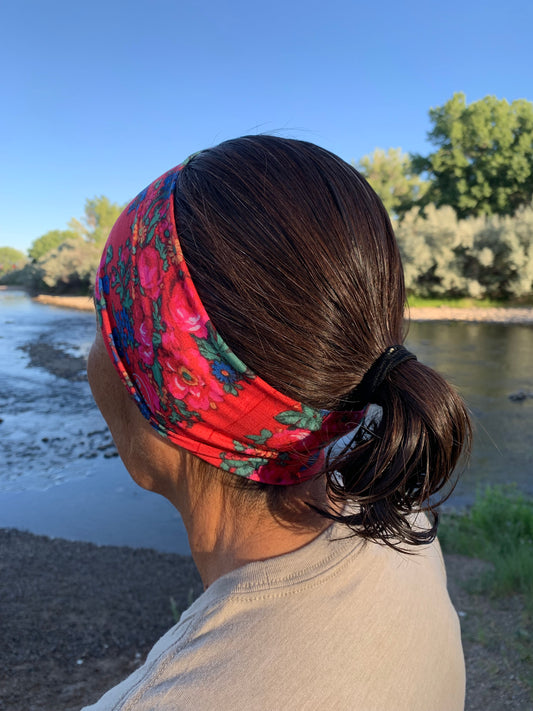 Masani Floral Wide Headband